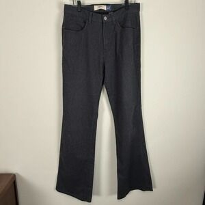 Vintage Y2K GAP Flare Pants Women's Size 8 Gray Wool Blend Stretch Retro 2000